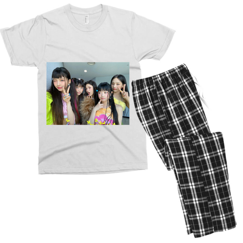 Newjeans Ot5 Selca Active Men's T-shirt Pajama Set | Artistshot