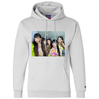 Newjeans Ot5 Selca Active Champion Hoodie | Artistshot