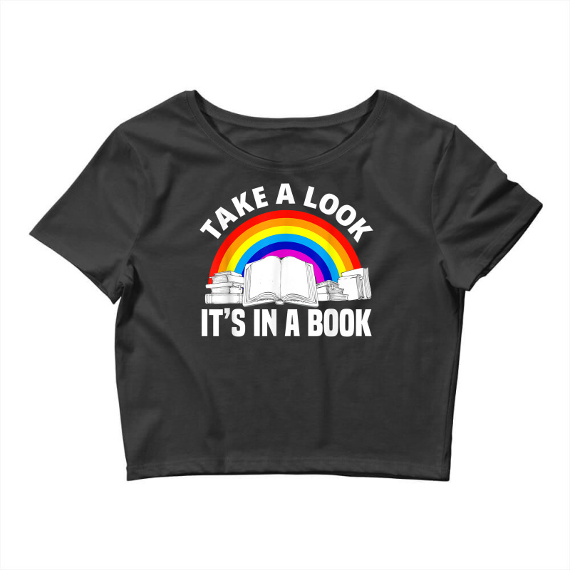 Cute Book Reader Rainbow Book Lover Love Reading Crop Top by NorikoKanemura | Artistshot