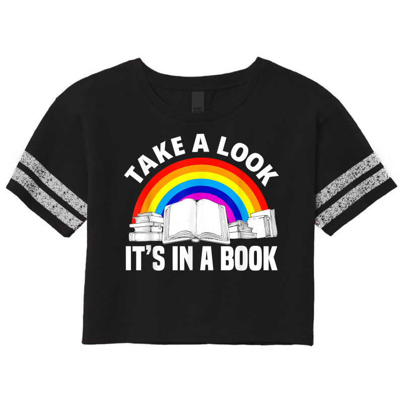 Cute Book Reader Rainbow Book Lover Love Reading Scorecard Crop Tee by NorikoKanemura | Artistshot