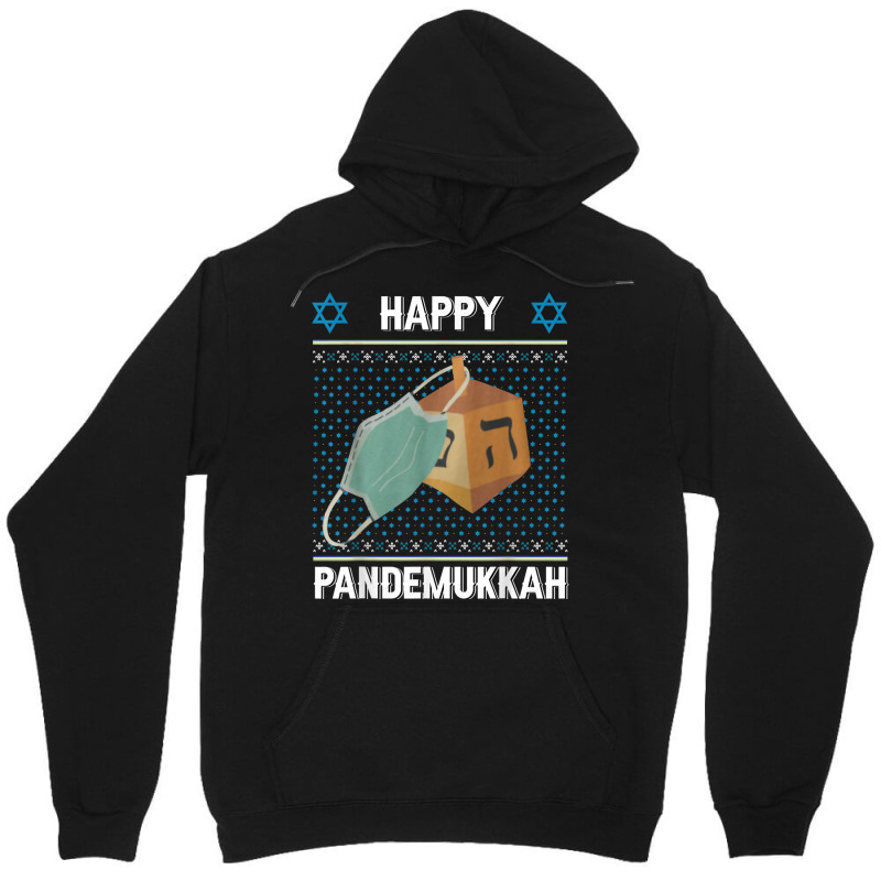 Funny Hanukkah Happy Pandemukkah Ugly Holiday Jewish Vintage Unisex Hoodie | Artistshot