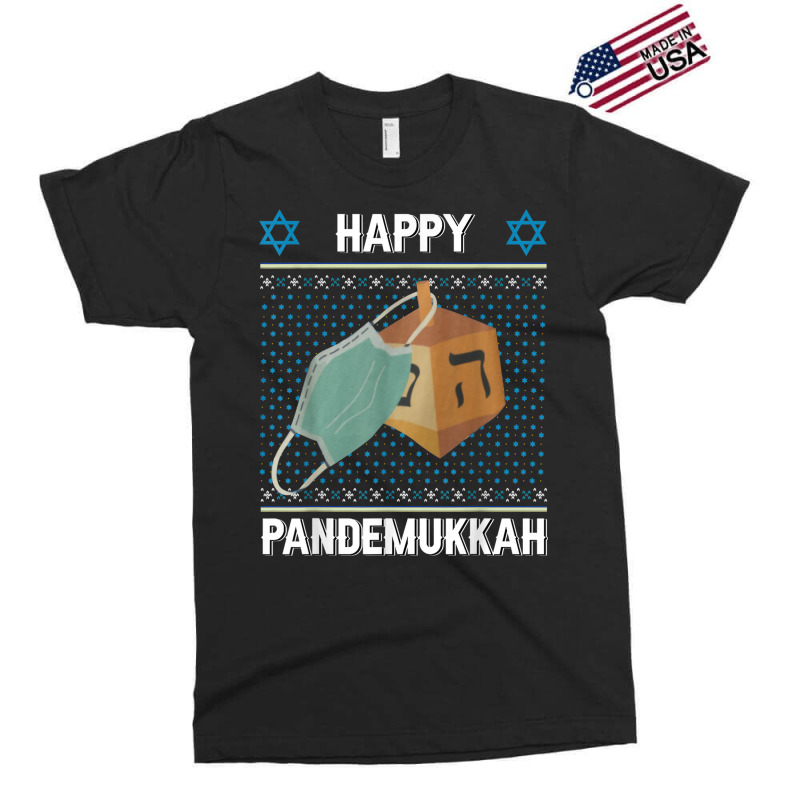 Funny Hanukkah Happy Pandemukkah Ugly Holiday Jewish Vintage Exclusive T-shirt | Artistshot