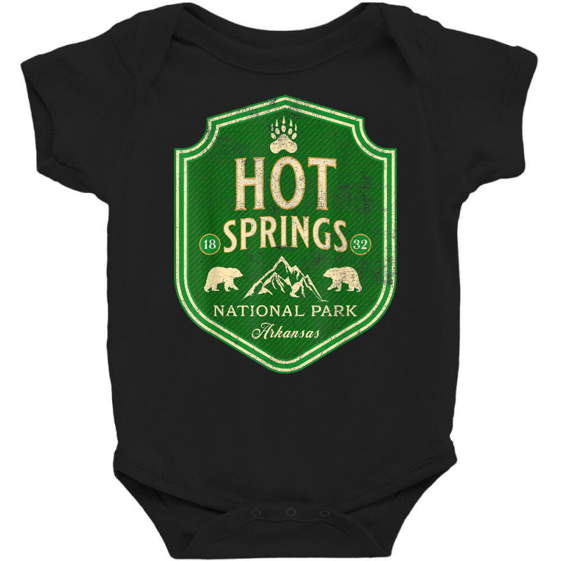 Hot Springs Arkansas Nature Hiking Bear Outdoors Mountain T Shirt Baby Bodysuit | Artistshot