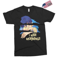 Funny I Hate Mornings Anime   Cool Anime I Hate Mornings Exclusive T-shirt | Artistshot