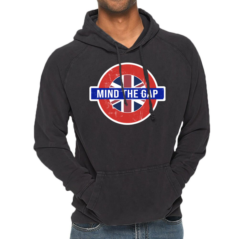 Mind The Gap   Great London Vacation Tourist  Travel Gift Sweatshirt Vintage Hoodie | Artistshot