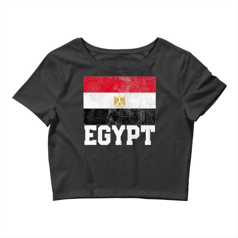 Egypt Egyptian Flag Family Pride Country Nation Men Women Premium Crop Top by MaryTMcgoffin | Artistshot