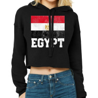 Egypt Egyptian Flag Family Pride Country Nation Men Women Premium Cropped Hoodie | Artistshot