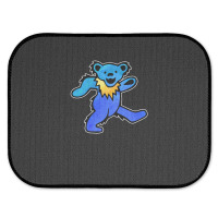 Blue Grateful Dancing Hippie Classic Rock Dead Bear Rear Car Mat | Artistshot