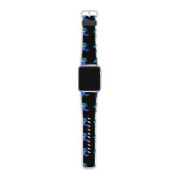 Blue Grateful Dancing Hippie Classic Rock Dead Bear Apple Watch Band | Artistshot