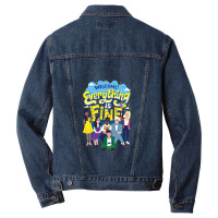 Everything Is Fine The Good Place Men Denim Jacket | Artistshot