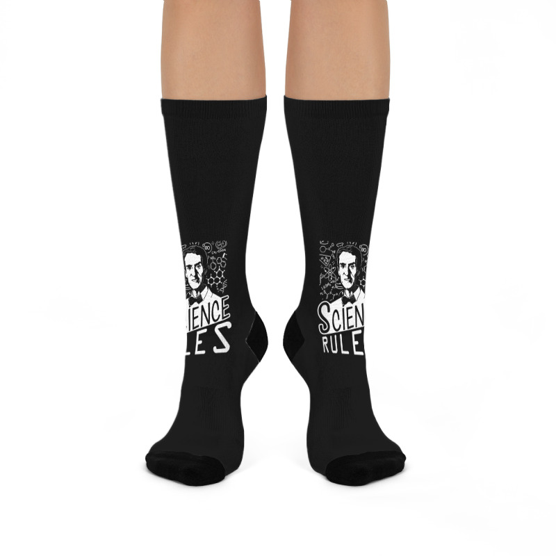 Bill Nye Science Rules, The Bill Nye Science Rules, Bill Nye Science R Crew Socks | Artistshot