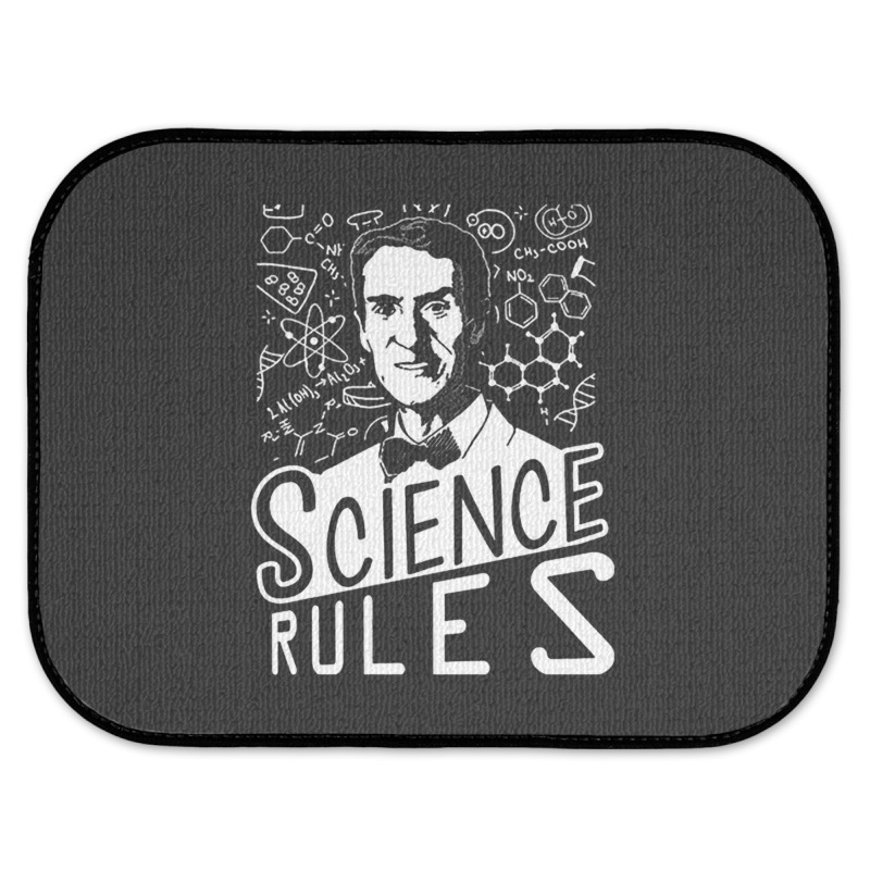 Bill Nye Science Rules, The Bill Nye Science Rules, Bill Nye Science R Rear Car Mat | Artistshot