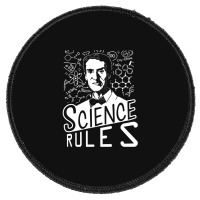 Bill Nye Science Rules, The Bill Nye Science Rules, Bill Nye Science R Round Patch | Artistshot