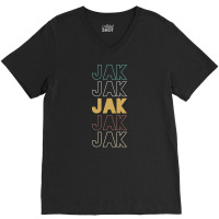 Jak Jak Jak Jak Jak V-neck Tee | Artistshot