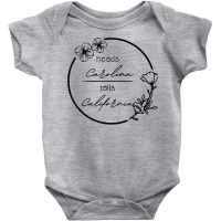 Heads Carolina Tail California Western Summer Beach Paradise T Shirt Baby Bodysuit | Artistshot