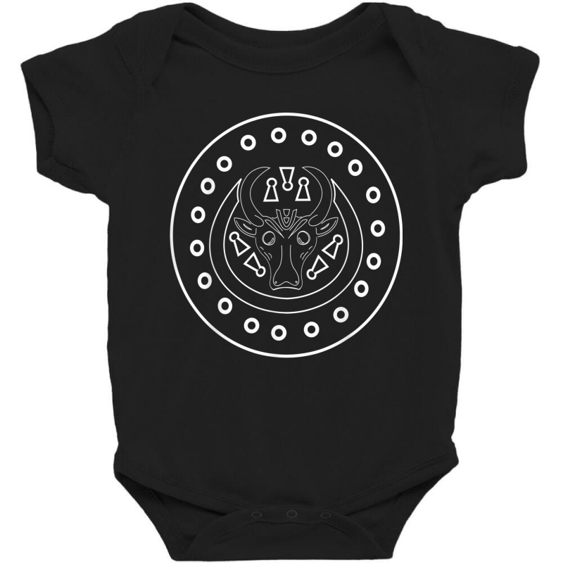 Radimichs T Shirt Pagan Symbol Slavic Tribe Paganism Bull Baby Bodysuit by cm-arts | Artistshot