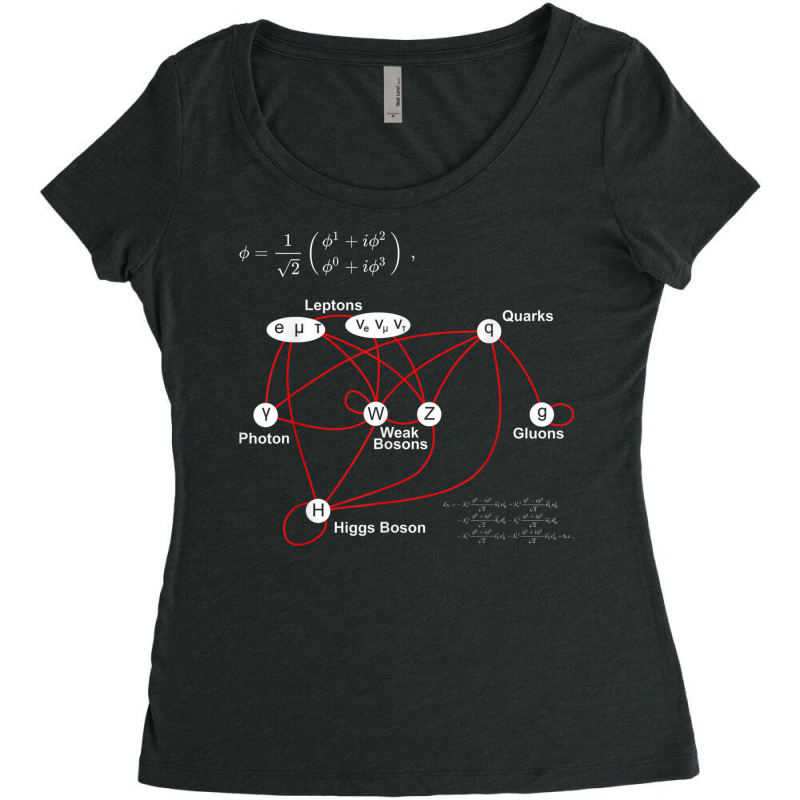 Higgs Boson Physics Quantum Mechanics Science Lover Teacher Women's Triblend Scoop T-shirt by TopShirts | Artistshot