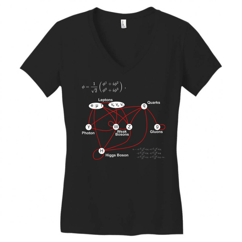 Higgs Boson Physics Quantum Mechanics Science Lover Teacher Women's V-Neck T-Shirt by TopShirts | Artistshot