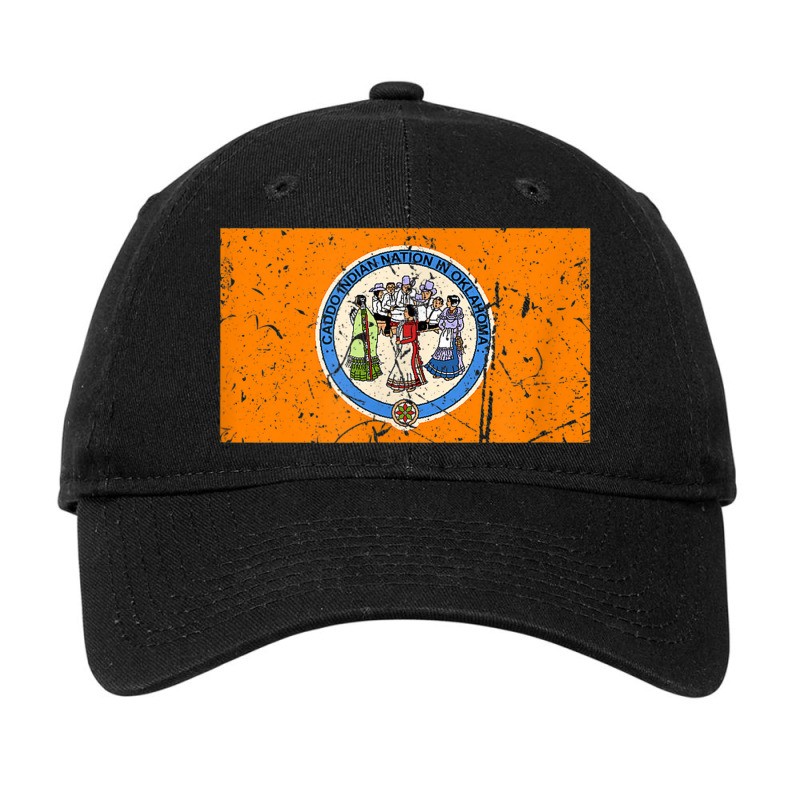 Distressed Caddo Nation Flag Adjustable Cap by TopShirts | Artistshot