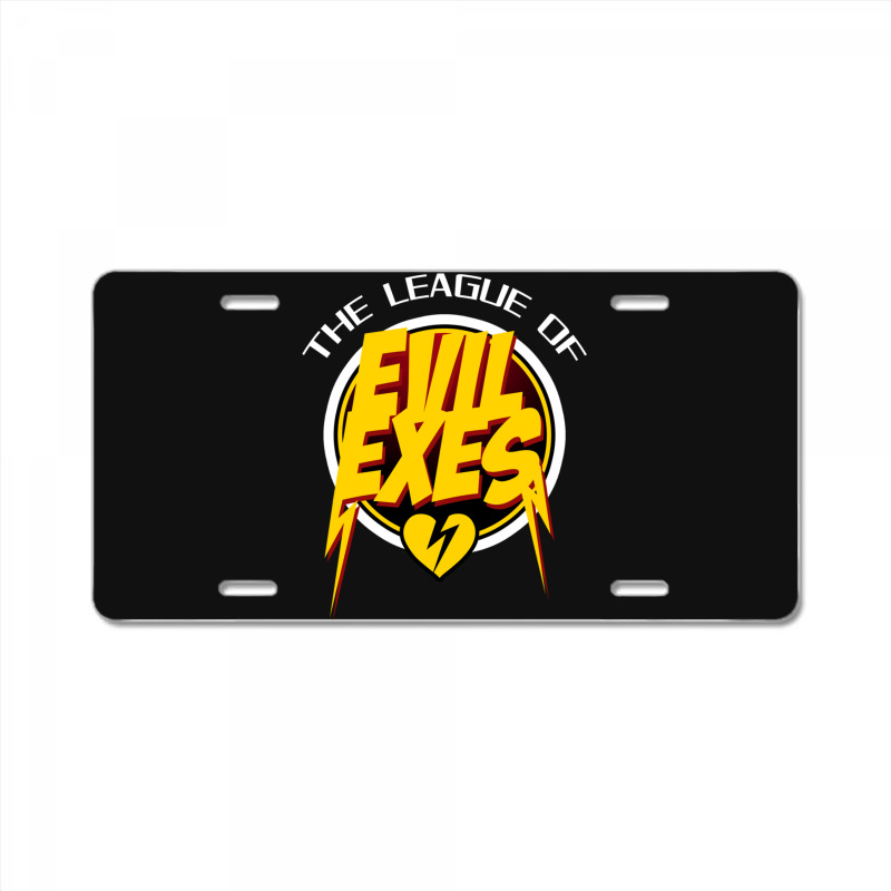 The League Of Evil Exes License Plate | Artistshot