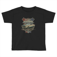 1970 Amc Rebel The Machine, Muscle Car Toddler T-shirt | Artistshot