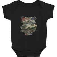 1970 Amc Rebel The Machine, Muscle Car Baby Bodysuit | Artistshot