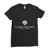 Long Island T Shirt, New York Coast Seashell Shirt Ladies Fitted T-shirt | Artistshot