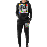 Hispanic Heritage Month Latin American Countries Flags Hoodie & Jogger Set | Artistshot