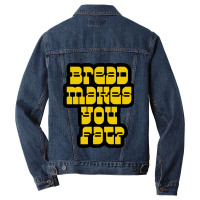 Scott Pilgrim - Bread Makes You Fat Men Denim Jacket | Artistshot