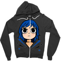 Scott Pilgrim - Ramona Flowers (scott Pilgrim Vs The World) Zipper Hoodie | Artistshot