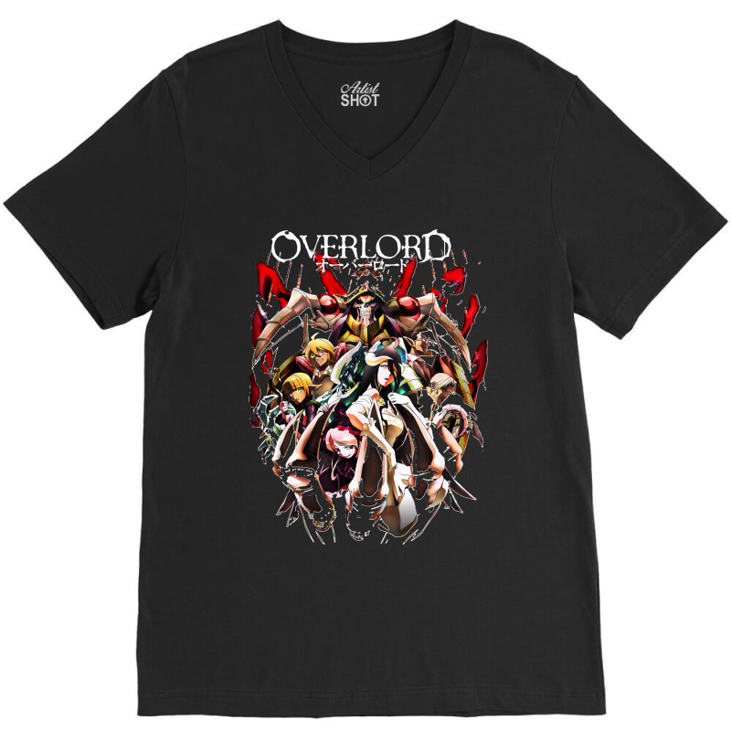 Overlord Novel Kugane V-Neck Tee by cm-arts | Artistshot