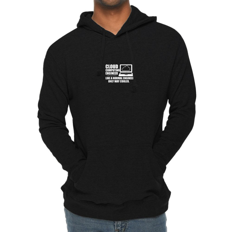 Cloud Computing Engineer Definition Retro Computer Tech Lightweight Hoodie | Artistshot