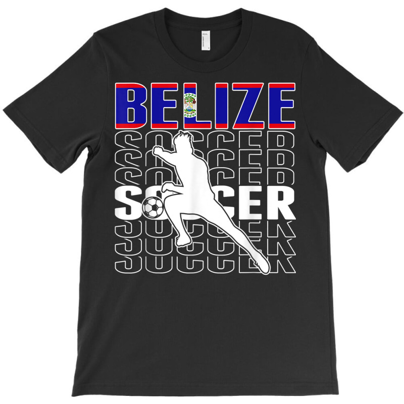 Belize Soccer Fans Jersey   Belizean Flag Football Lovers T-shirt | Artistshot