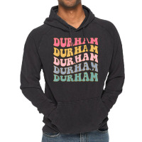 Durham North Carolina Durham Nc Retro Vintage Trendy 70s Vintage Hoodie | Artistshot