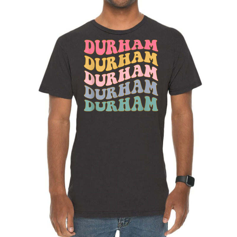 Durham North Carolina Durham Nc Retro Vintage Trendy 70s Vintage T-shirt | Artistshot