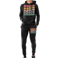 Durham North Carolina Durham Nc Retro Vintage Trendy 70s Hoodie & Jogger Set | Artistshot