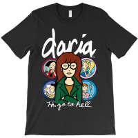 Daria Cast In Circles T-shirt | Artistshot