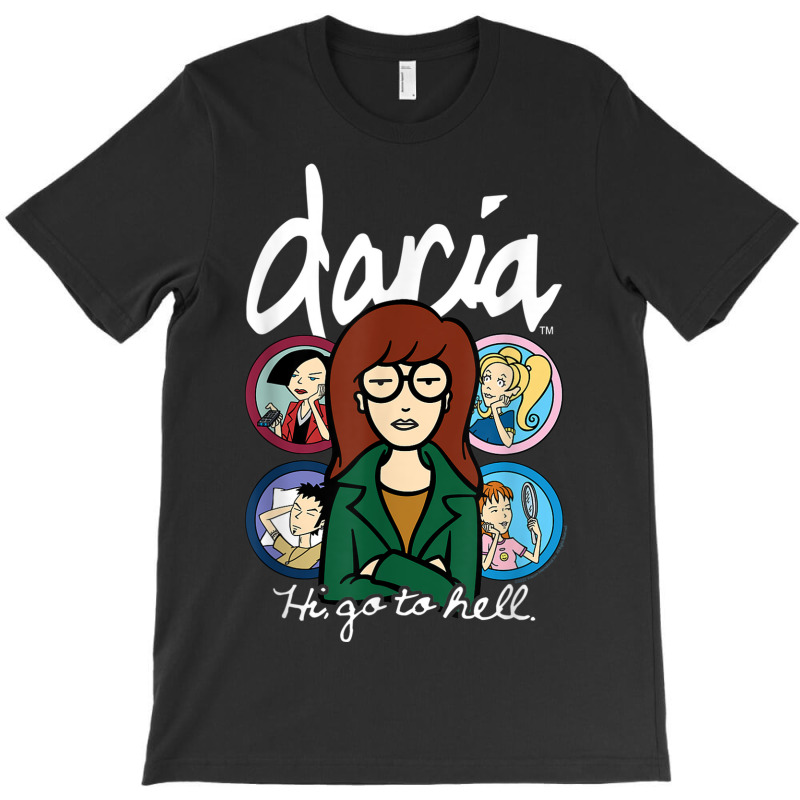 Daria Cast In Circles T-shirt | Artistshot