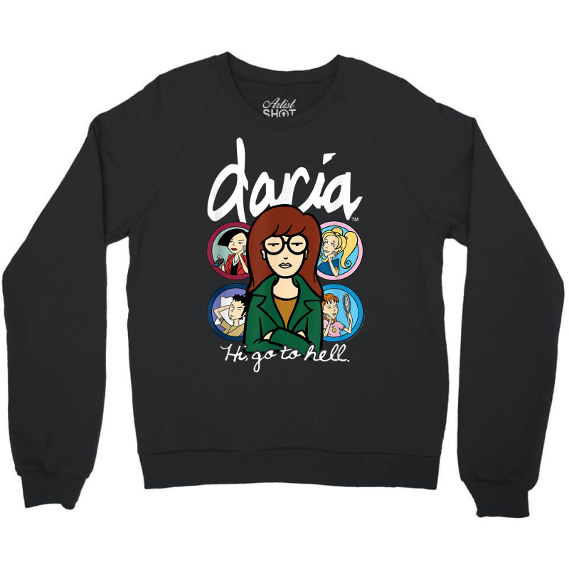 Daria Cast In Circles Crewneck Sweatshirt | Artistshot