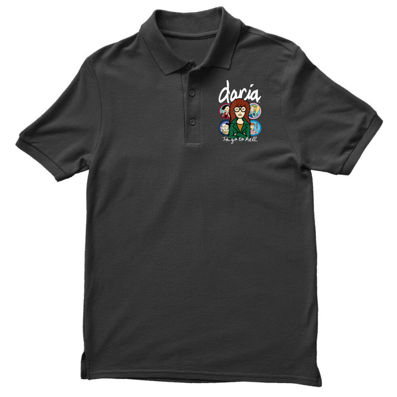 Daria Cast In Circles Men's Polo Shirt | Artistshot