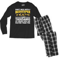 Funny Beekeeper Art For Men Women Beehive Beekeeping Lover Men's Long Sleeve Pajama Set | Artistshot