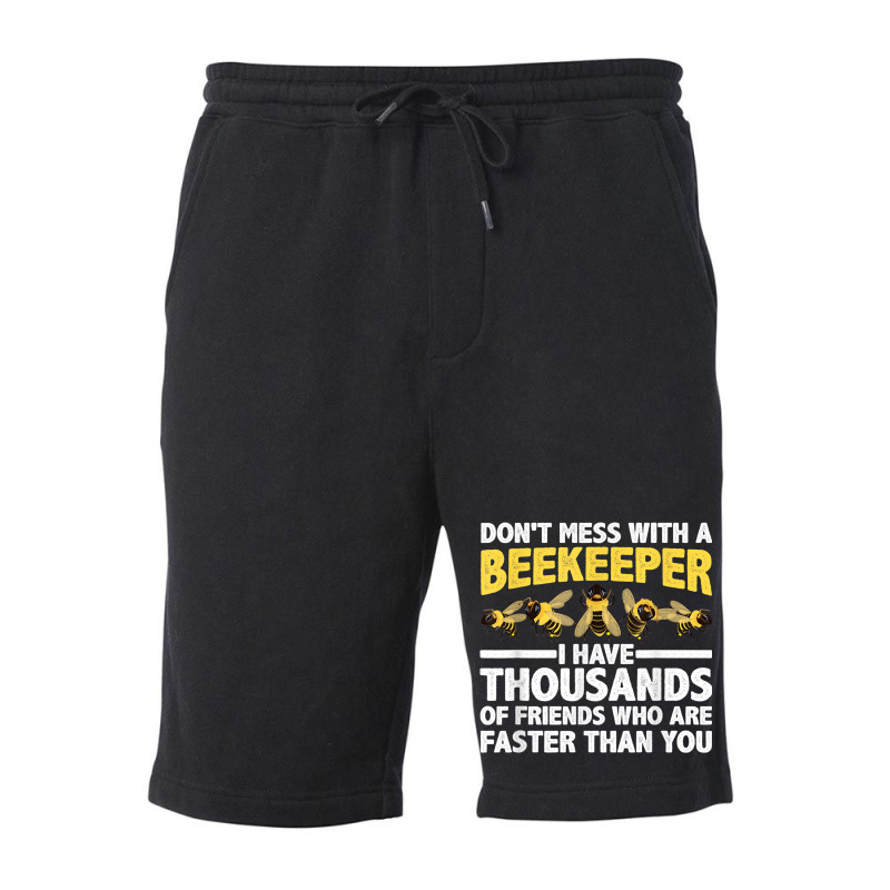 Funny Beekeeper Art For Men Women Beehive Beekeeping Lover Fleece Short | Artistshot