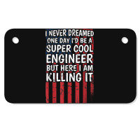 Engineering Degreed Engineer Motorcycle License Plate | Artistshot