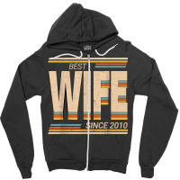 Best Wife 2010 13th Wedding Anniversary Wedding Marriage Zipper Hoodie | Artistshot