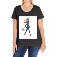 Dancing In The Rain (no Background) Classic Ladies Curvy T-shirt | Artistshot