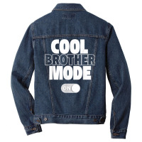 Funny Cool Brother Mode On Gift Men Denim Jacket | Artistshot