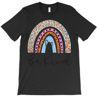 Be Kind Anti Bullying Unity Day Leopard Cheetah Rainbow T-shirt | Artistshot