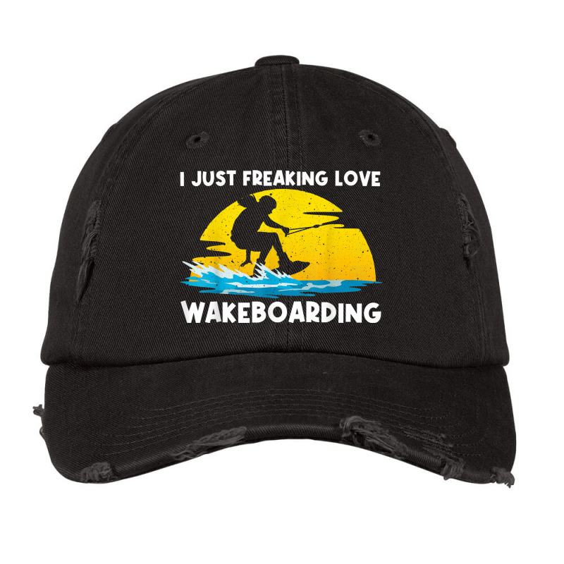 Cool Wakeboarding Design For Men Women Wakeboard Wakeboarder Vintage Cap | Artistshot