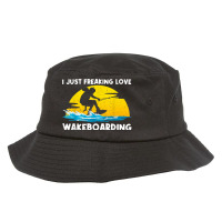 Cool Wakeboarding Design For Men Women Wakeboard Wakeboarder Bucket Hat | Artistshot