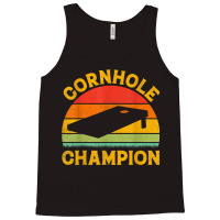 Cornhole Champion Funny Cornhole Player Team Mens Women Tank Top | Artistshot